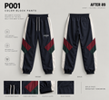 P001 — COLOR-BLOCK TRACK PANTS
